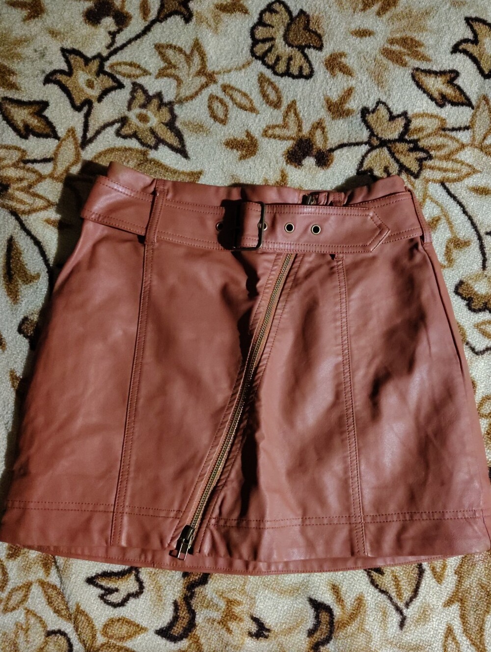 Free People Rust and Tan Tone Size 0 Skirt
